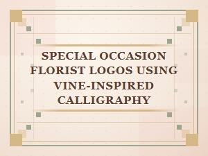 Vine-Crafted Calligraphy for Floral Occasions
